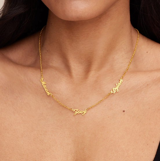 MYKA Heritage Multiple Name Necklace